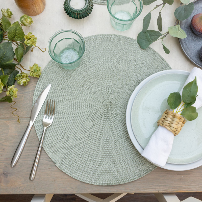 Polyester No Pattern Placemat