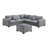 Corduroy Sectional set with Ottoman-655756774