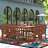 Anautica 8 - Person Eucalyptus Solid Wood Patio Dining Set Umbrella Hole Included Square Table