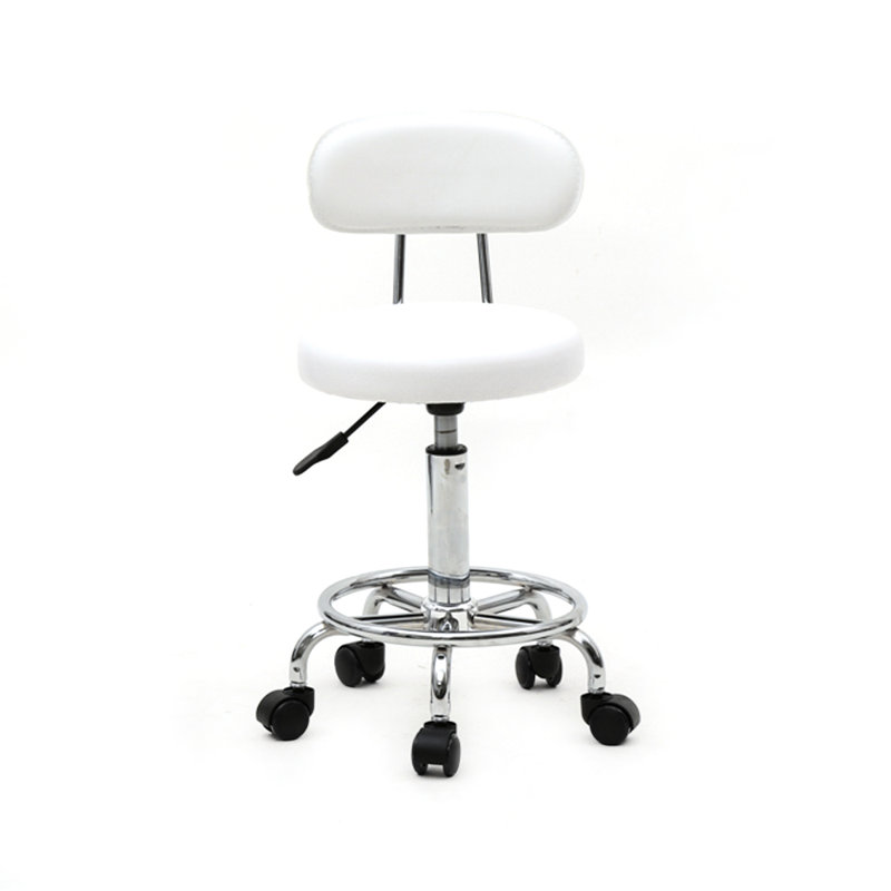 Tabouret Nooram, Blanc