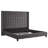 Kaster Upholstered Wingback Bed-410082078-410082077