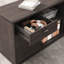 Bureaux de direction modernes en L avec armoire de rangement latérale
