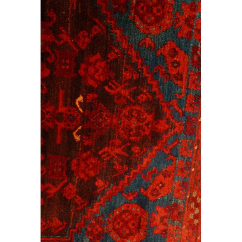Mid 19th Century Tribal Antique Small Square Turkish Kula Rug