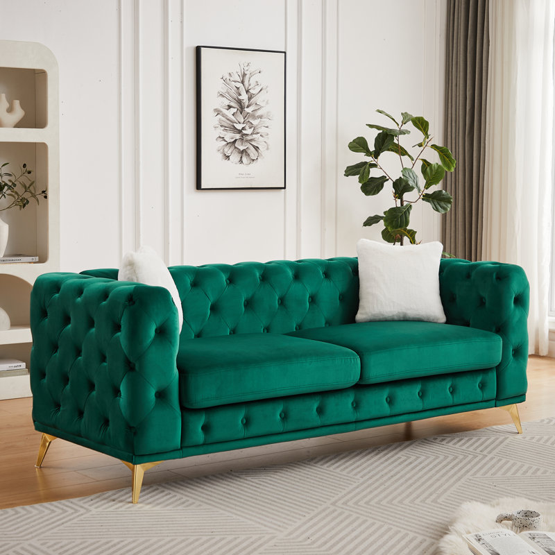 Canapé à compression, canapé-lit Chesterfield