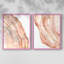 Rose Quartz I - impression encadrée de qualité supérieure - prête à être accrochée - aucun clou requis - aucun clou requis-483954659-483954661