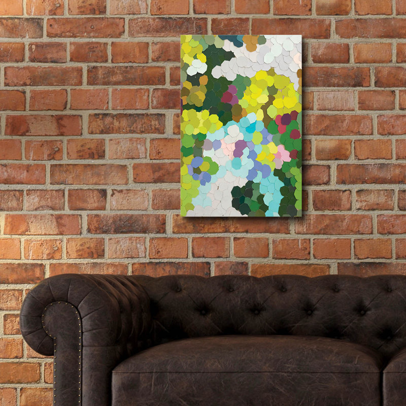 «Fruit Orchards Kona Hawa2 2» par Coco Good, art mural en verre acrylique, H 24 po x l 16 po x P 0,2 po
