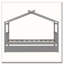 Lit en bois avec lit gigogne simple-121788099