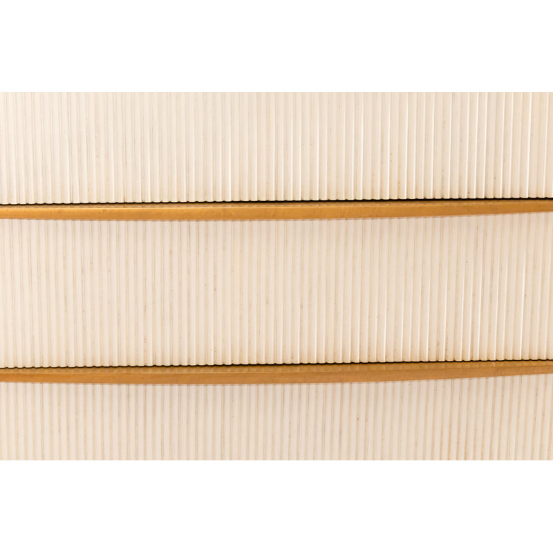 London 3-Drawers Cabinet In Antique White, Antique White