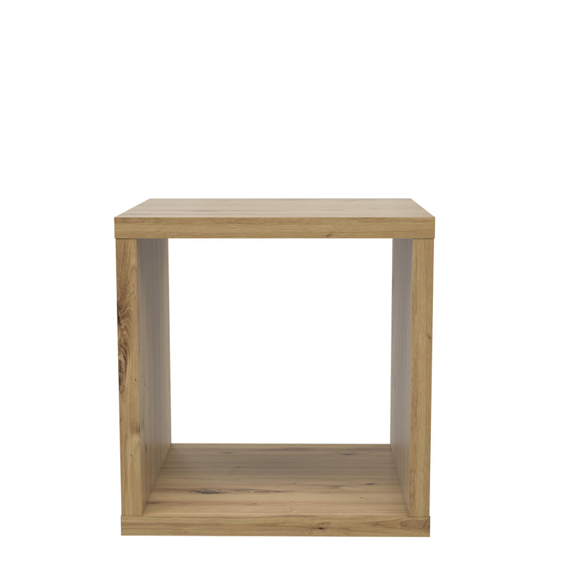 Bibliothèque à cubes H 14,96 "x l 14,96" Paterson, Chêne artisanal