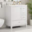 Meuble-lavabo 30 po avec lavabo, une porte avec tablette et trois tiroirs, porte à fermeture en douceur-1316902971