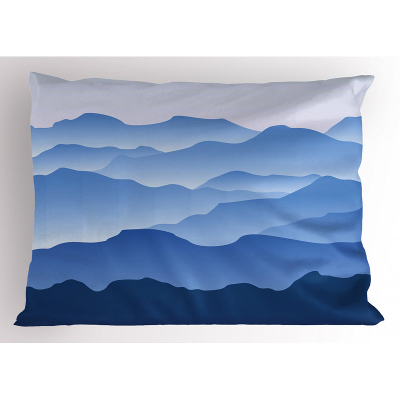 Mountain Polyester Sham Set, Twin