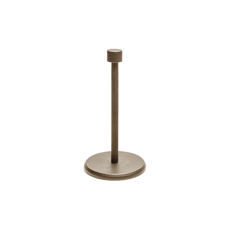 Standing Paper Towel Holder, White Bronze Brushed