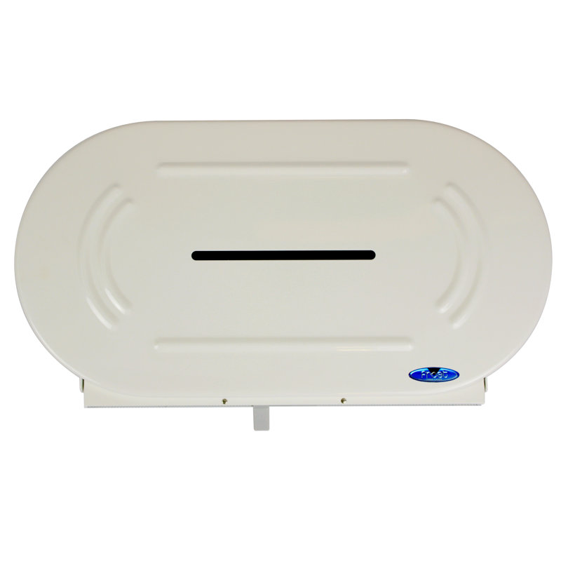 Twin Jumbo Toilet Tissue Dispenser, White
