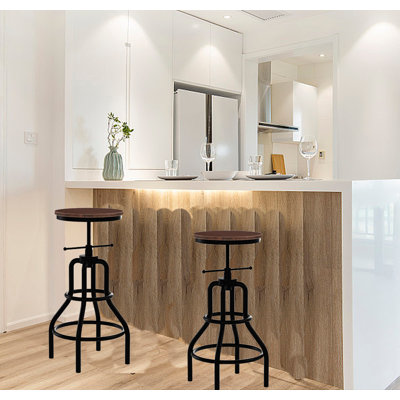Retro Industrial Bar Stool