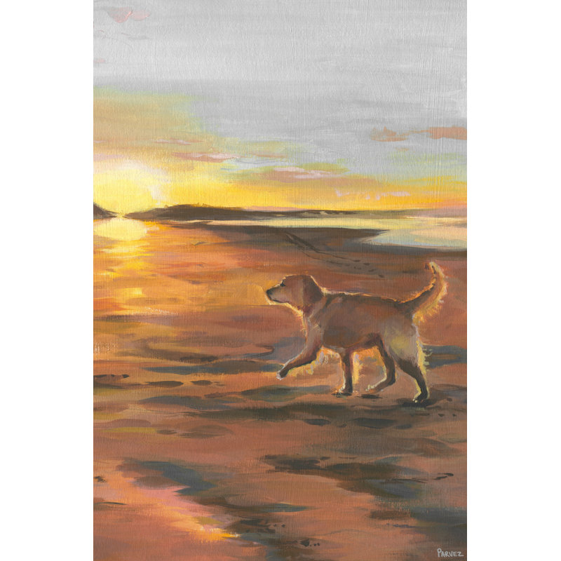 Follow The Sunset by Parvez Taj - Wrapped Canvas Painting, 38cm H x 25cm W