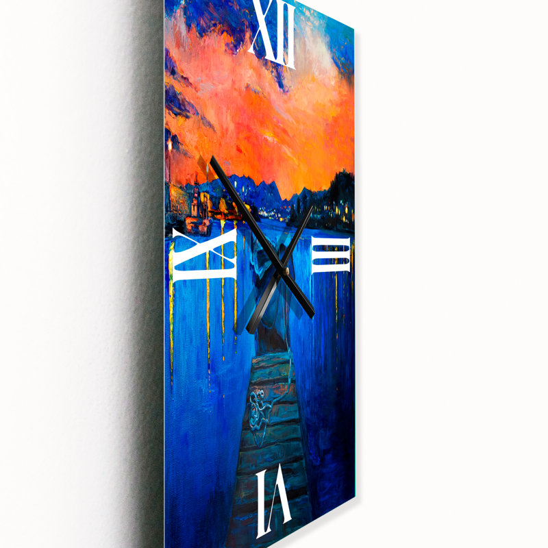 Metal Wall Clock, Large