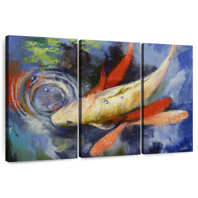 Koi And Water Ripples