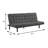 81" W Contemporary Futon Sofa, Dark Gray-278184839