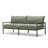 Terra 70.5'' Wide Reversible Powder Coated Aluminum Loveseat with Sunbrella® Cushions-88873897