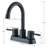 Centerset Faucet Bathroom Faucet with Drain Assembly