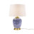 Blue Ceramic Ginger Jar Table Lamp