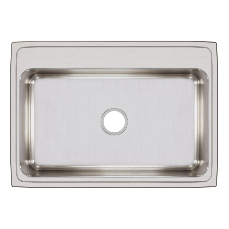 Évier de cuisine encastrable L 31 po x l 22 po Lustertone, 0 trou