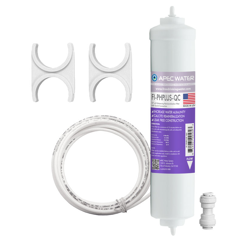 Filtre de remplacement en ligne basique alcaline avec lavabo de 10 po apec water us ultimate