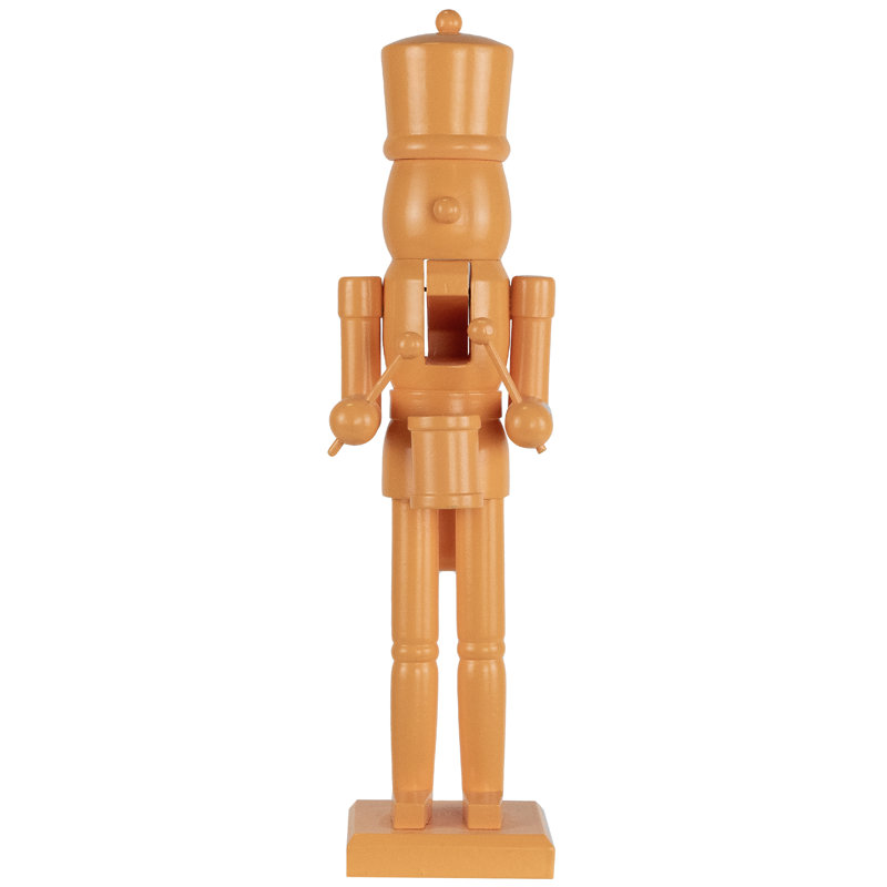 Figurine de Noël casse-noisette batteur - 15 po - Orange