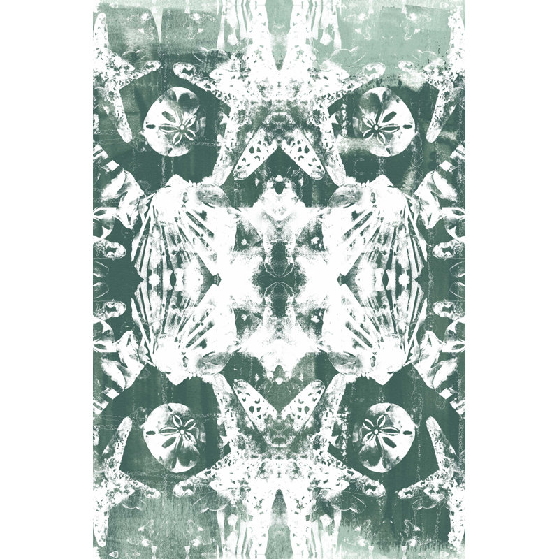 Kaléidoscope vert de mer III, H 18 po x l 12 po