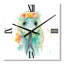 Portrait d'un serpent en fleurs - Horloge murale de ferme-1666099773