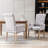 20.5'' H Tufted Linen Upholstered Armchair-68479626