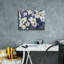 «Epic Graffiti» «Cherry Blossoms 1 Indigo C» par James Wiens, art mural sur toile, 16 po x 12 po-1524535112