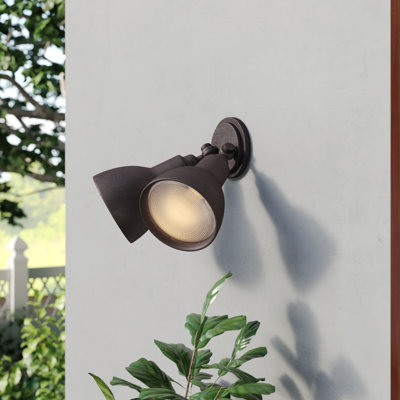 2 - Head Hardwired Outdoor Security Flood Light