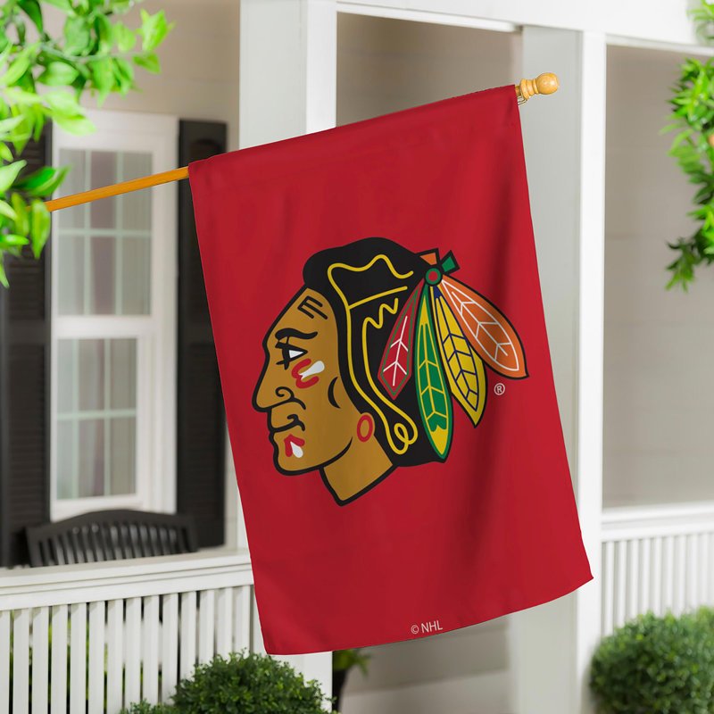 Applique Flag, Reg, Chicago Blackhawks