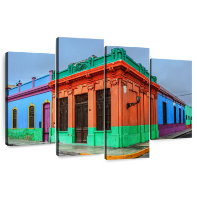Lilie Callao, maisons colorées