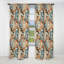 Motif de pois architecturaux Splendor II - rideau occultant abstrait - 1 panneau-107551677