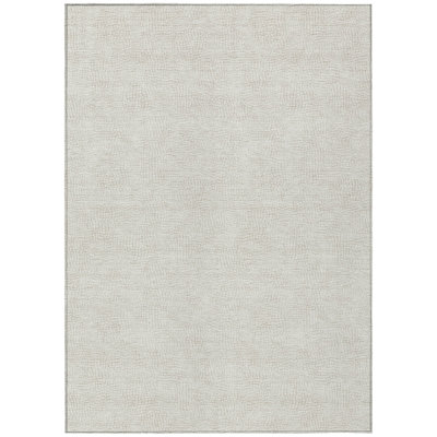 Eleya Brown Washable Indoor-Outdoor Rug - 