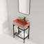 Meuble-lavabo flottant mural avec lavabo Cloutier Jamal