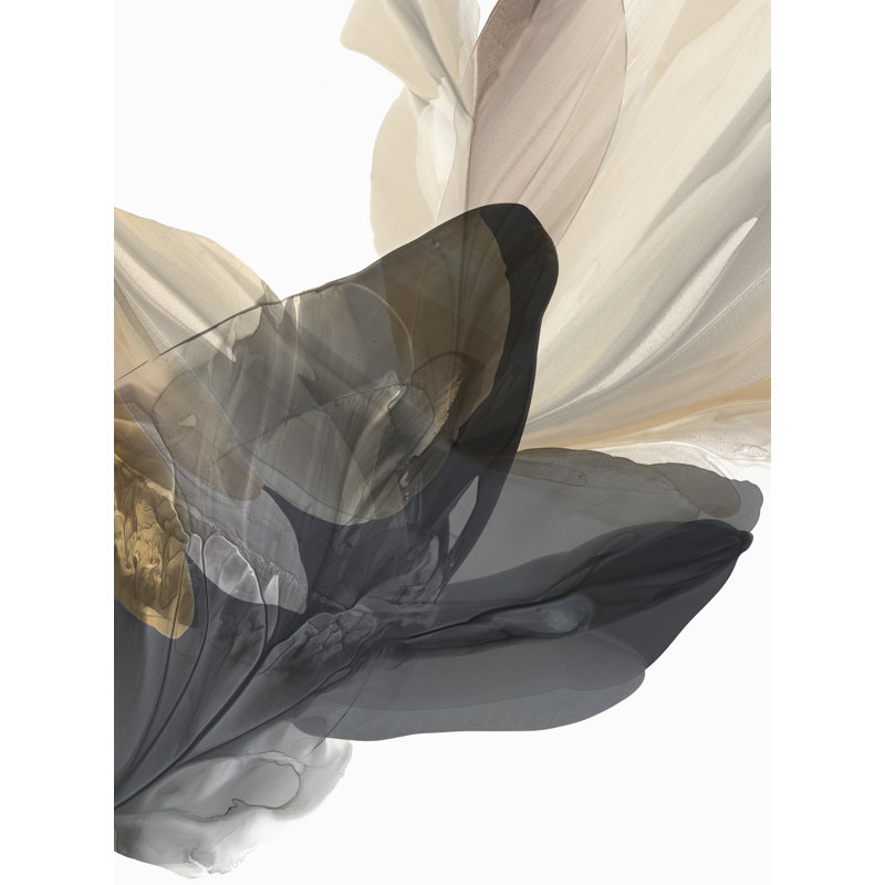 Émergence d'or II - reproduction sur toile tendue, H 24 po x l 18 po