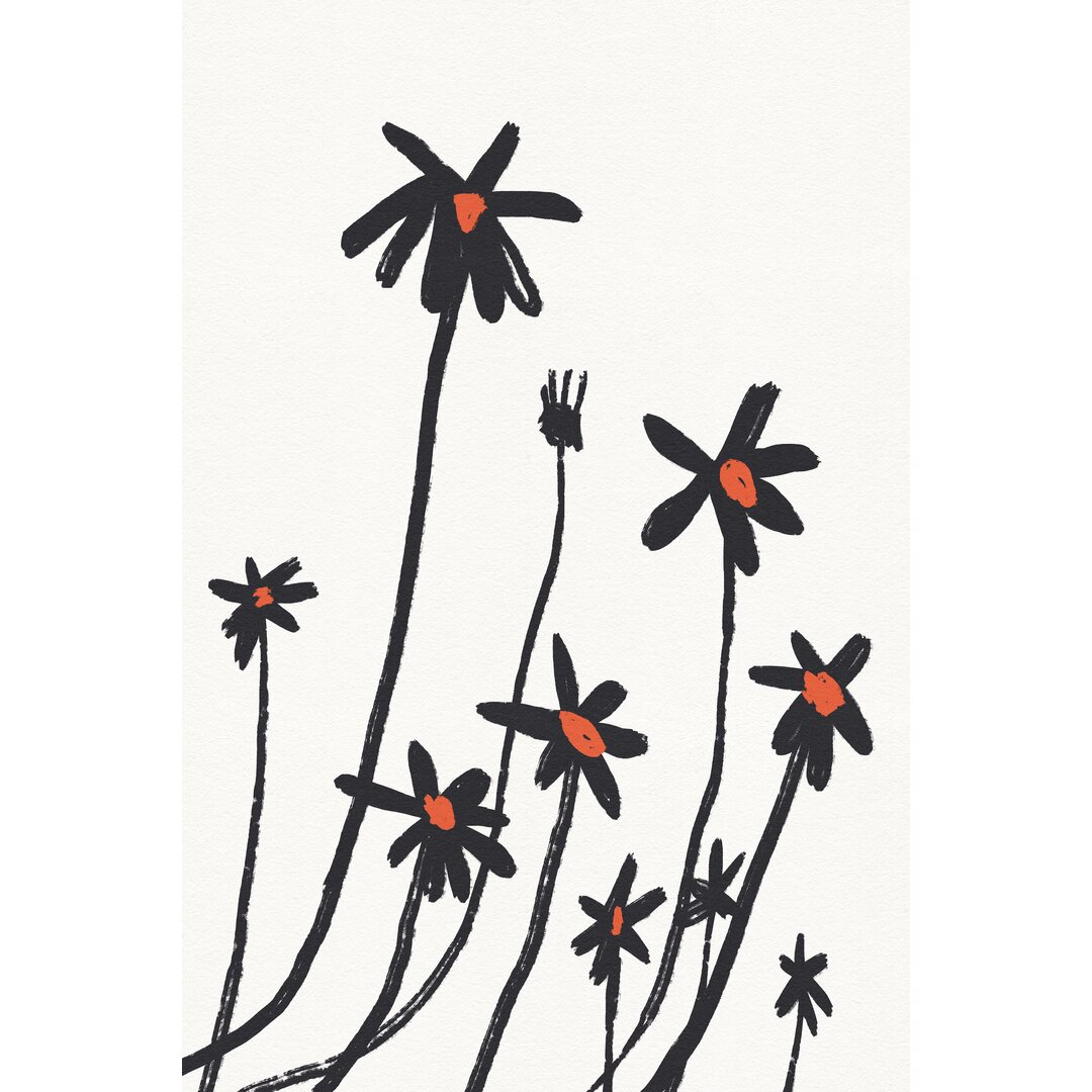 Leinwandbild Young Coneflowers I von Jacob Green