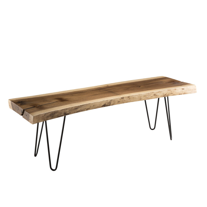 Givens Solid Wood Bench