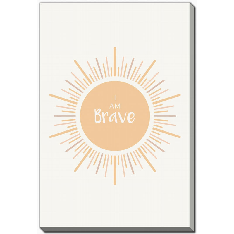 Sunshine And Rainbow 1 Canvas Wall Art, 60" H x 38" W