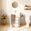 Armoire de rangement autoportante avec lavabo et tiroirs-811149938
