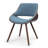 Malden / Draper 7-Piece Mid-Century Dining Set with Solid Hardwood Table and 6 Upholstered Chairs-1947817851