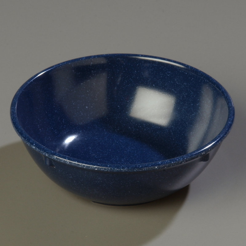 Bol nappie en mélamine 14,8 oz. Dallas Ware®, Bleu café
