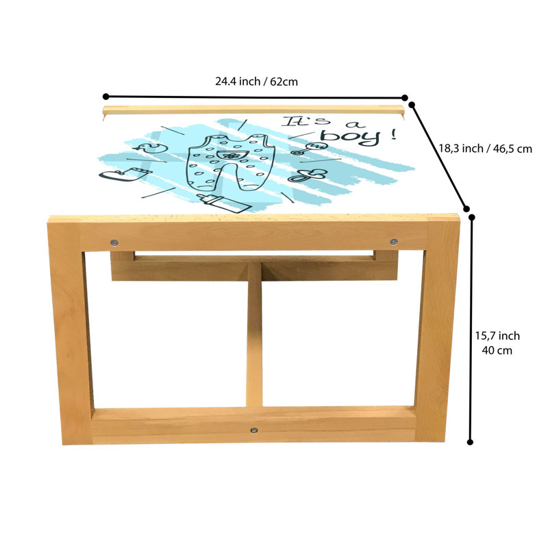 Jamarvion Sled Coffee Table, 62cm H x 46cm W x 40cm D