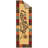 Non-Slip Rubberback Checkered Border Laundry Room Rug, Entryway Rug-635621256