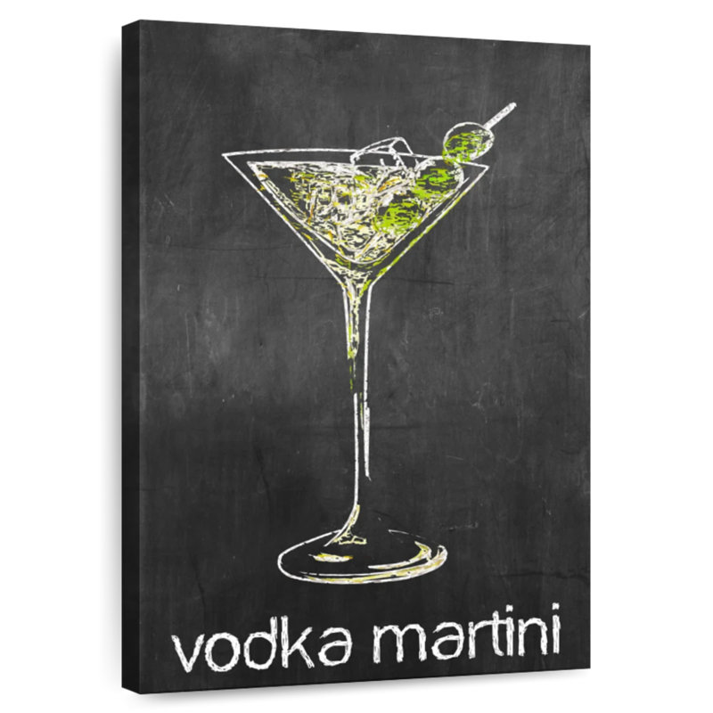 Yarlin Vodka Martini Chalk, 24" H x 16" W