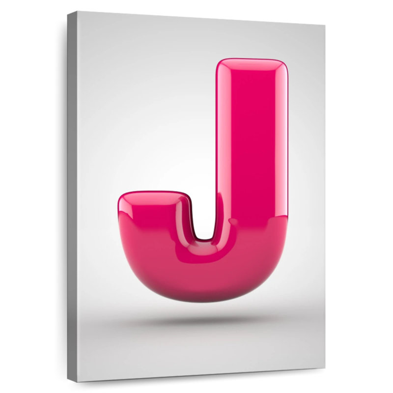 Keiri Glossy Letter J, 24" H x 16" W