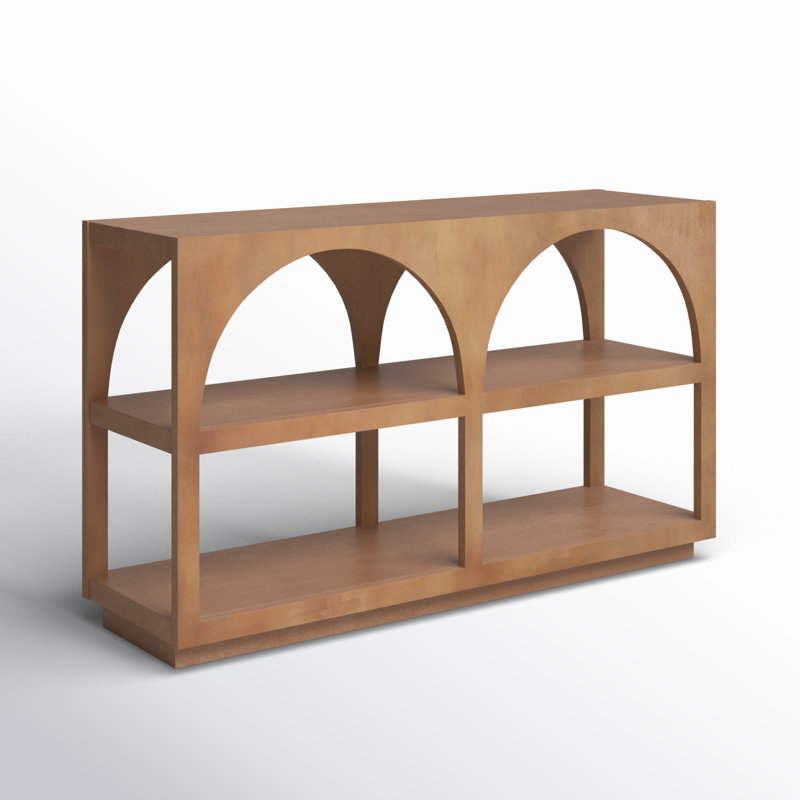 Bloomdale Solid Wood Console Table, Brown